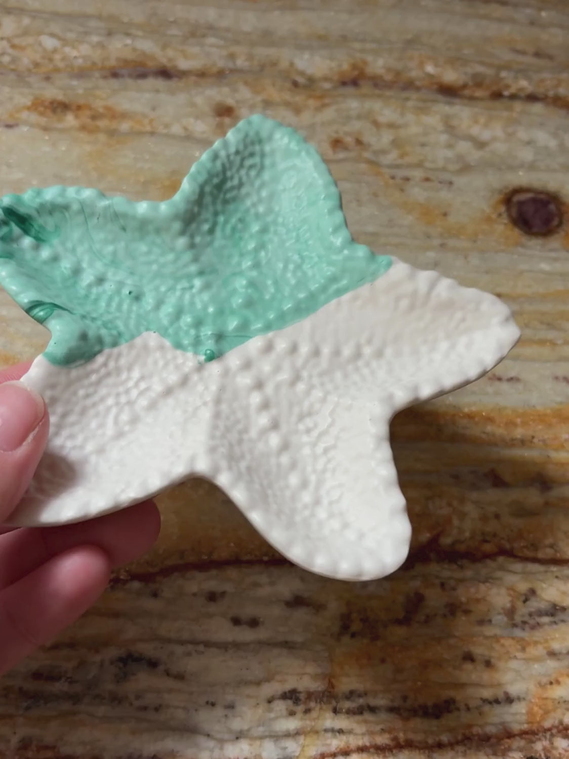 Plateau étoile de mer décorative Viva