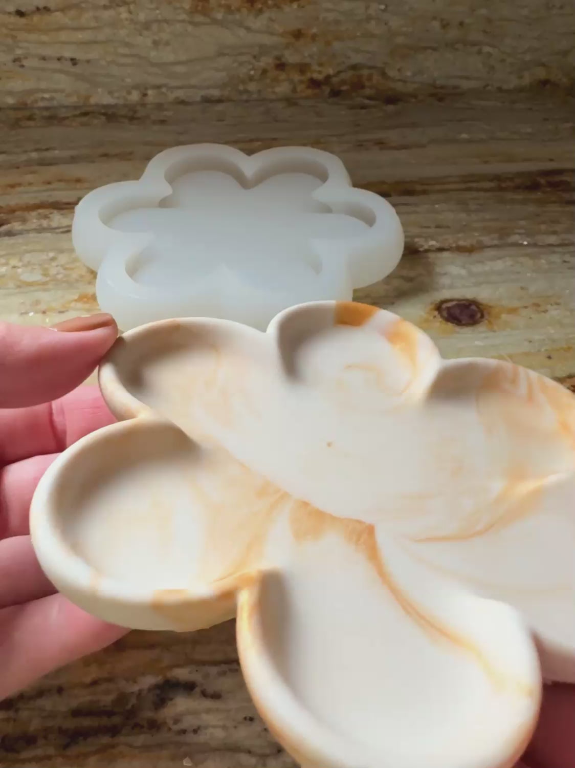 Plateau à bijoux Fleur – Série Phénix