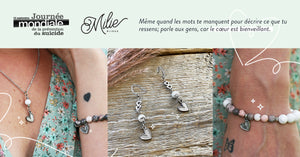 Bienveillance Earrings (Suicide Prevention 2022)
