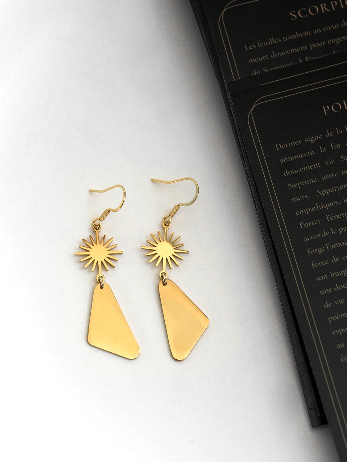 Boucles d'oreilles Aurora doré