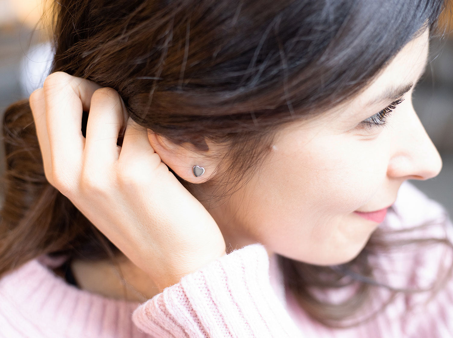 Clous d'oreilles Cutie argent