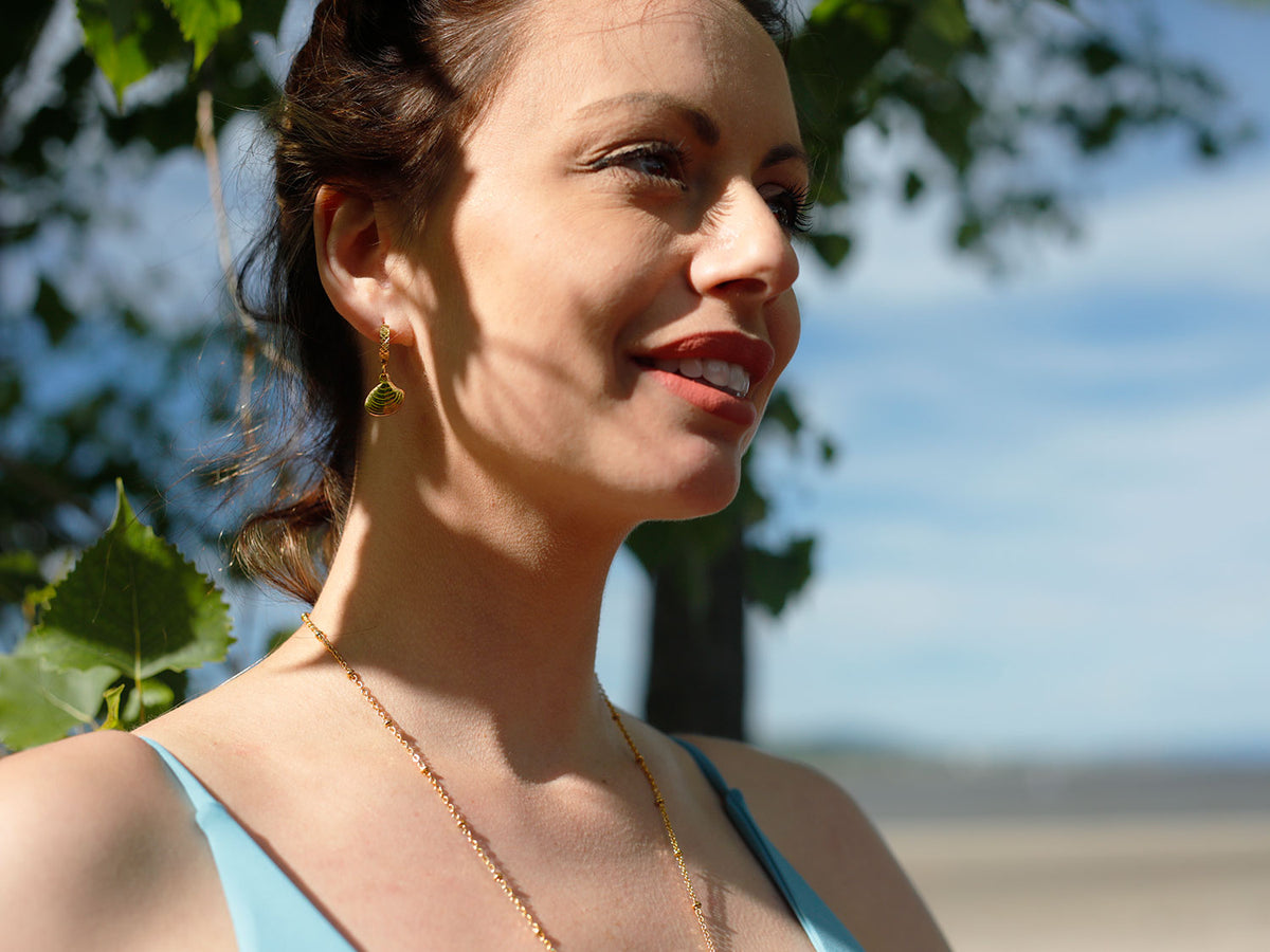 Boucles d'oreilles Shell