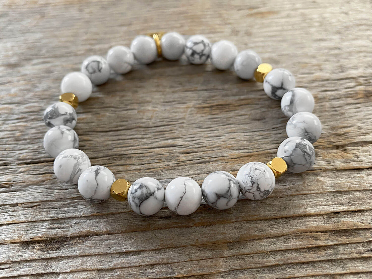 Bracelet Élixir doré 8 mm