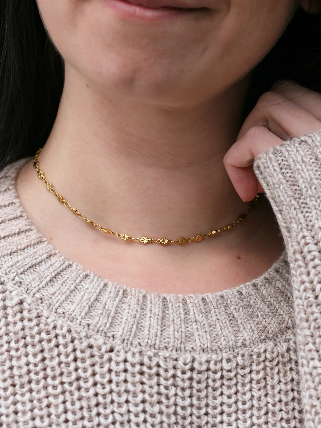 Collier choker Wonder doré