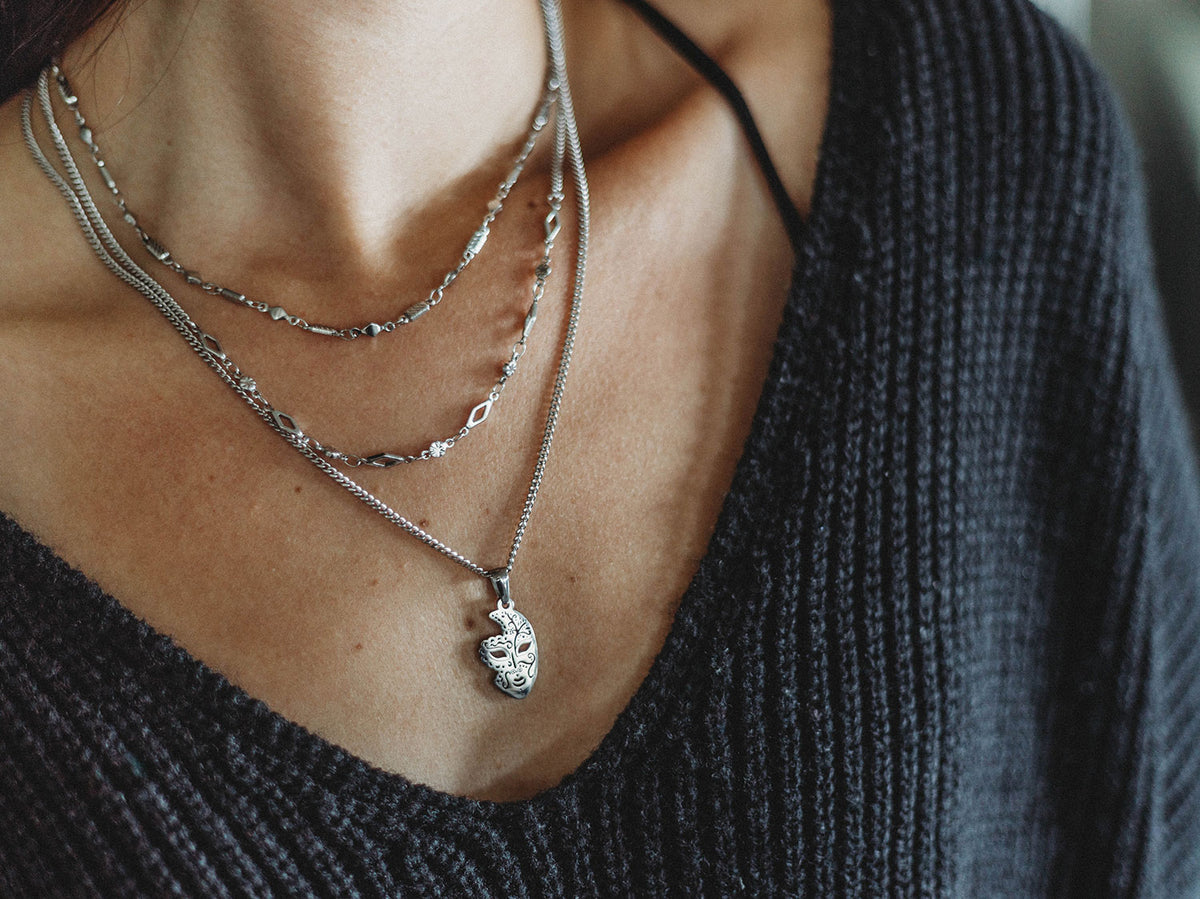 Collier Feminity argent