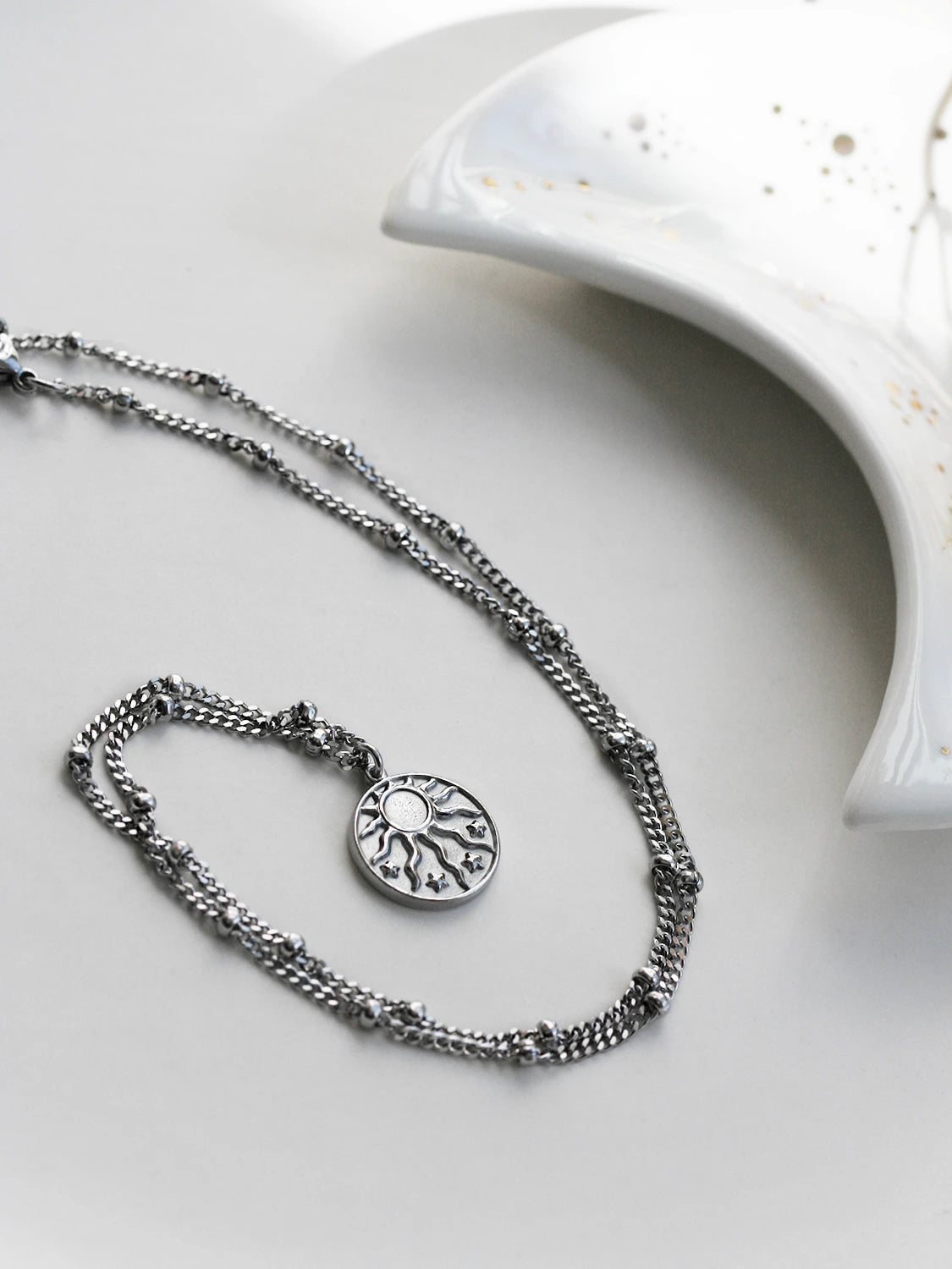 Collier Solar argent