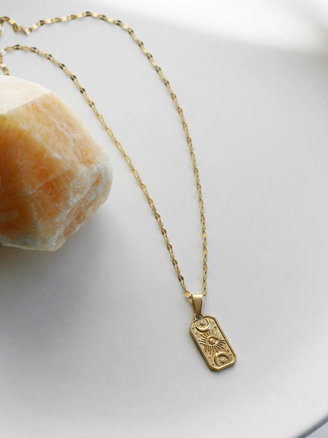 Collier Tarot doré