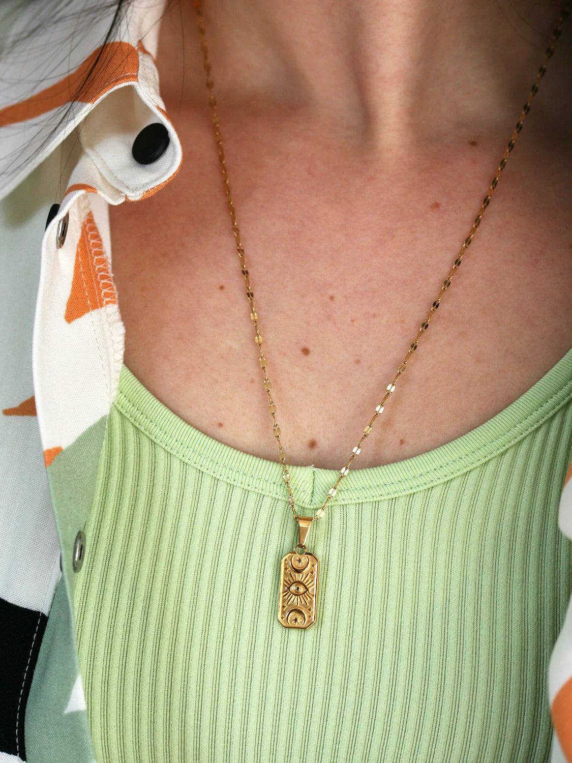 Collier Tarot doré